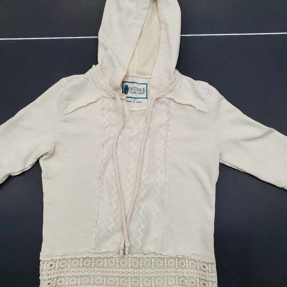 Cream hoodie